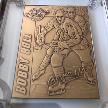 1995 Highland Mint Mint-Card Hockey Legends - Bronze #3 Bobby Hull Front