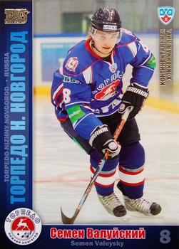 2010-11 Russian KHL - Gold #TOR-17 Semen Valuisky Front