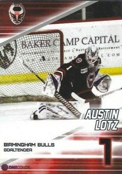 2019-20 DMS Color Birmingham Bulls (SPHL) #1 Austin Lotz Front