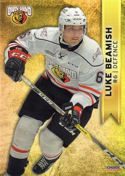 2017-18 Choice Owen Sound Attack (OHL) #6 Luke Beamish Front
