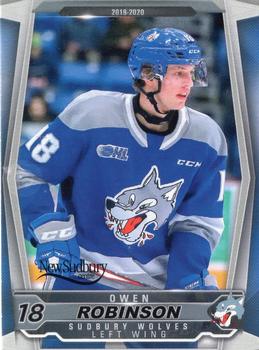 2019-20 Extreme Sudbury Wolves (OHL) #13 Owen Robinson Front