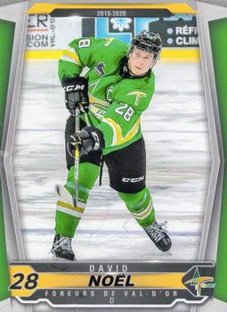 2019-20 Extreme Val-d'Or Foreurs (QMJHL) #NNO David Noel Front