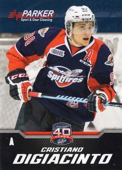 2014-15 Parker Sport & Gear Cleaning Windsor Spitfires (OHL) #20 Cristiano DiGiacinto Front