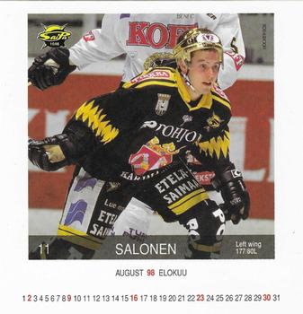 1997-98 Finnish Adbox Hockey-Box #JAN9 Joel Salonen Front