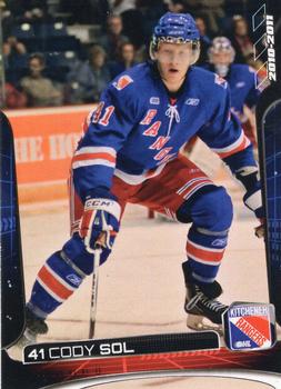 2010-11 Extreme Kitchener Rangers (OHL) #19 Cody Sol Front