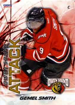 2013-14 Choice Owen Sound Attack (OHL) #22 Gemel Smith Front