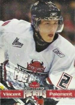 2007-08 St. John's Fog Devils (QMJHL) #NNO Vincent Paiement Front