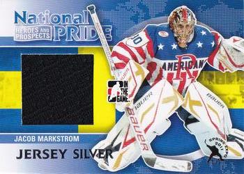 2010-11 In The Game Heroes and Prospects - National Pride Jerseys Silver Spring Expo 2011 1/1 #NATP-04 Jacob Markstrom Front