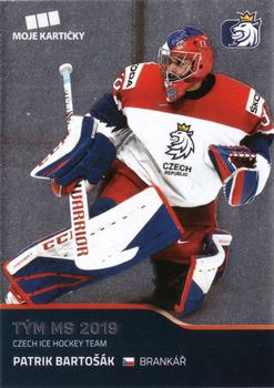 2019-20 Moje Karticky Czech Ice Hockey Team #47 Patrik Bartosak Front
