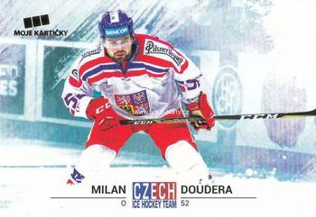 2017-18 Moje karticky Czech Ice Hockey Team #6 Milan Doudera Front