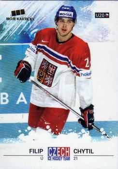 2017-18 Moje karticky Czech Ice Hockey Team #13 Filip Chytil Front