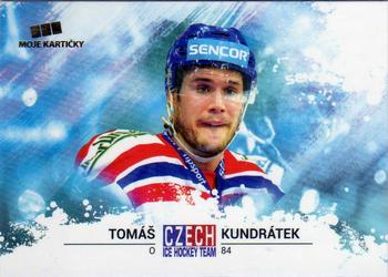 2017-18 Moje karticky Czech Ice Hockey Team #23 Tomas Kundratek Front