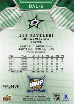 2019-20 Upper Deck My MVP Dallas Stars #DAL-6 Joe Pavelski Back
