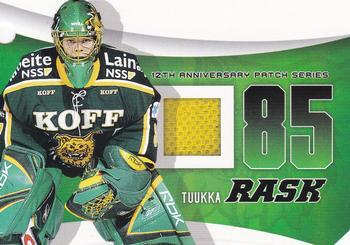 2010-11 Cardset Finland - 12th Anniversary Patch Series 1 Redemption #NNO Tuukka Rask Front