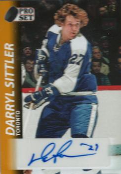 2020-21 Pro Set Memories - 1992-93 Hockey Autographs Yellow #A92-DS1 Darryl Sittler Front