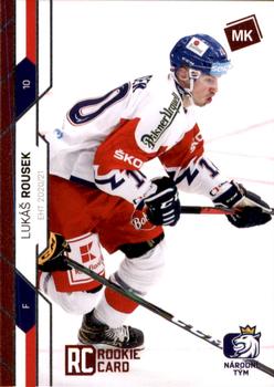 2020-21 Moje karticky Czech Ice Hockey Team - Red #34 Lukas Rousek Front