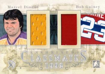 2010-11 In The Game Enshrined - Classmates - Spring Expo - Silver #CM-66 Marcel Dionne / Bob Gainey Front