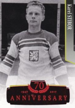 2017-18 OFS Classic - 70th Anniversary Red #8 Karel Stibor Front