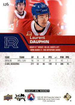 2020-21 Upper Deck AHL - UD Exclusives #126 Laurent Dauphin Back