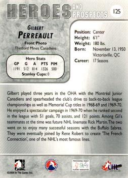 2004-05 In The Game Heroes and Prospects - Fall Expo Silver #125 Gilbert Perreault Back