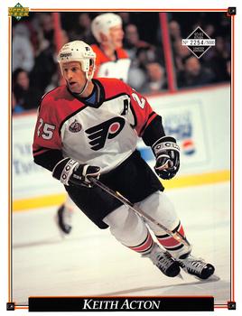 1992-93 Upper Deck Philadelphia Flyers #NNO Keith Acton Front