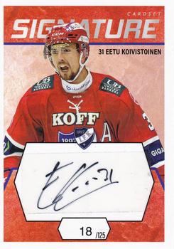 2021-22 Cardset Finland - Signature #NNO Eetu Koivistoinen Front