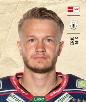 2021-22 Playercards Stickers (DEL) #30 Eric Mik Front