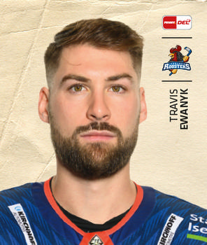 2021-22 Playercards Stickers (DEL) #160 Travis Ewanyk Front