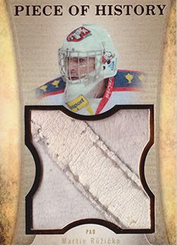 2016 OFS Icebook - Piece Of History Gold #POH-8 Martin Ruzicka Front