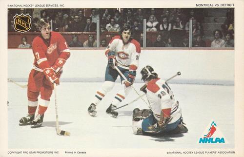 1972-73 Pro Star Promotions NHL Action #NNO Montreal vs. Detroit Front