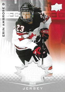 2021-22 Upper Deck Team Canada Juniors - Jerseys #46 Erin Ambrose Front