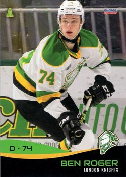 2021-22 Choice London Knights (OHL) #19 Ben Roger Front