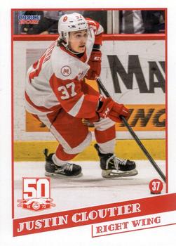 2021-22 Choice Sault Ste. Marie Greyhounds (OHL) #20 Justin Cloutier Front