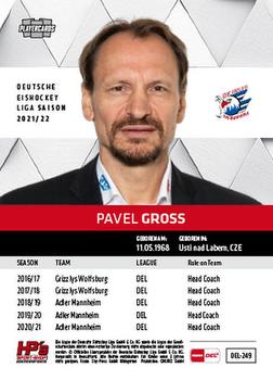 2021-22 Playercards (DEL) #DEL-249 Pavel Gross Back