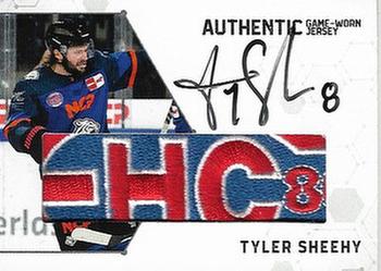 2021-22 Playercards (DEL) - Jersey Signatures #SJ-12 Tyler Sheehy Front