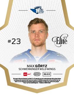 2021-22 Playercards (DEL) - Elite #DEL-EL13 Max Gortz Back