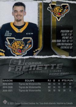 2021-22 Extreme Victoriaville Tigres (QMJHL) #15 Conor Frenette Back