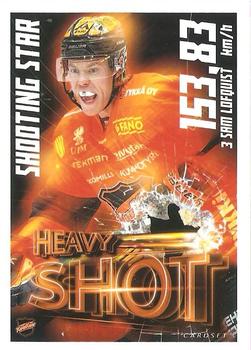 2021-22 Cardset Finland - Shooting Star / Heavy Shot #7 Sam Lofquist Front