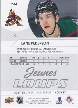 2021-22 Upper Deck - French #234 Lane Pederson Back
