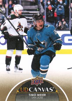 2021-22 Upper Deck - UD Canvas #C335 Timo Meier Front