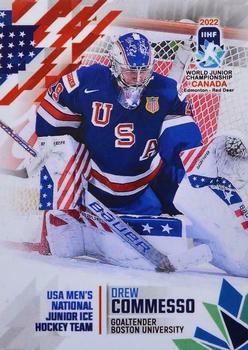 2022 BY Cards IIHF World Junior Championship (Unlicensed) #1 Drew Commesso Front
