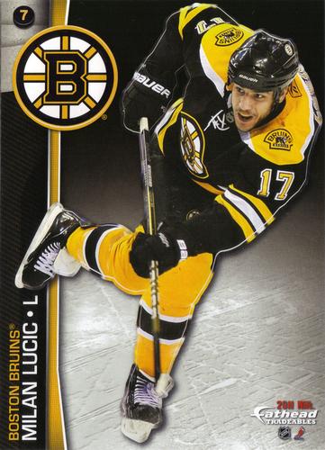 2011 Fathead NHL Tradeables #7 Milan Lucic Front