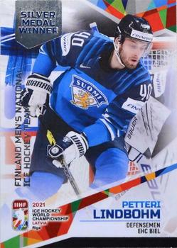 2021 BY Cards IIHF World Championship #FIN/2021-38 Petteri Lindbohm Front