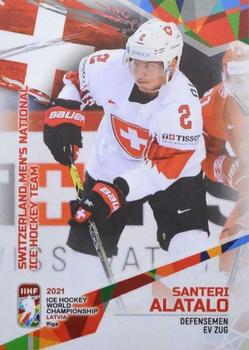 2021 BY Cards IIHF World Championship #SUI2021-04 Santeri Alatalo Front