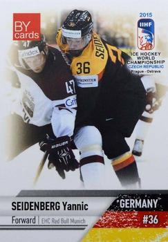 2015 BY Cards IIHF World Championship (Unlicensed) #GER-09 Yannic Seidenberg Front