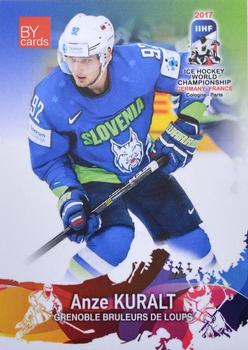 2017 BY Cards IIHF World Championship #SLO/2017-24 Anze Kuralt Front