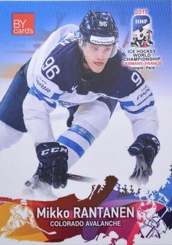 2017 BY Cards IIHF World Championship #FIN/2017-24 Mikko Rantanen Front