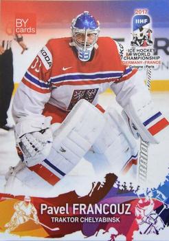 2017 BY Cards IIHF World Championship #CZE/2017-01 Pavel Francouz Front