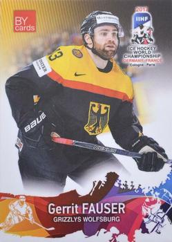 2017 BY Cards IIHF World Championship #GER/2017-19 Gerrit Fauser Front