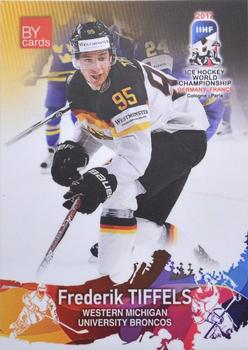 2017 BY Cards IIHF World Championship #GER/2017-25 Frederik Tiffels Front